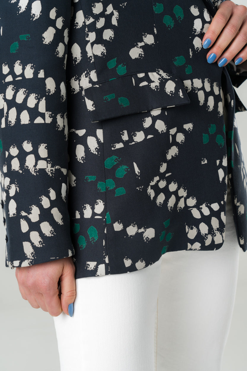 Marineblauer Blazer Stevia