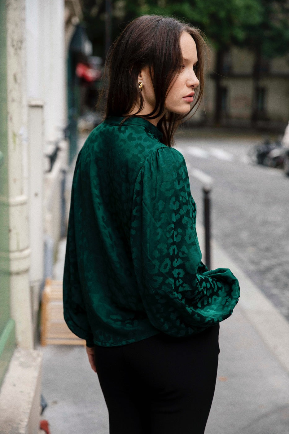 
                  
                    Blouse Hortensia verte
                  
                